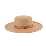Classic Leather Band Fedora