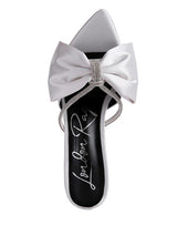 High Tea Jewel Strap Satin Sandal