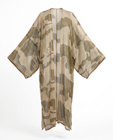 Boundless Camo Mesh Maxi Kimono
