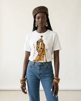 Confident Printed Loose Cotton T-Shirt