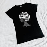 Studded Afro T-Shirt - Impulsive Fashion