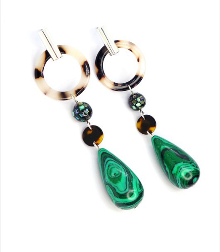 Green Drop Earrings - Impulsive Fashion
