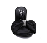 High Tea Jewel Strap Satin Sandal