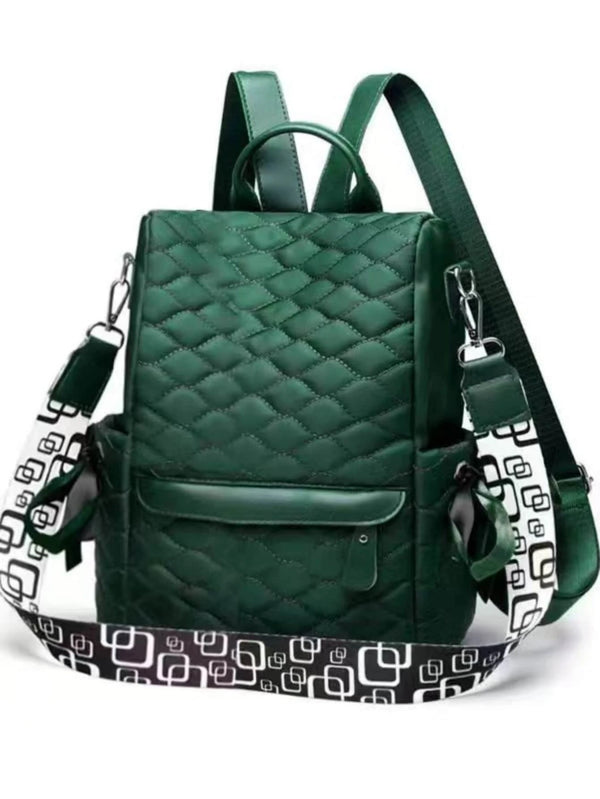Lightweight Multi-Pocket Dual-Shoulder Backpack for Women, Also Can Be Used as Coin Purse, Casual Anti-Theft Bag for Ladies and Grad Students, Can Be Converted into Shoulder Backpack for Mothers, Suitable for Elementary School, Middle School, College Freshmen and Sophomores, Graduates, Ideal for Shopping, Traveling, Business, White-Collar Work, Novices, Perfect for Office Work and Commuting, Must-Have Item for Back-To-School Season.