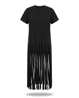 Wild Heart Fringe Cotton T-Shirt