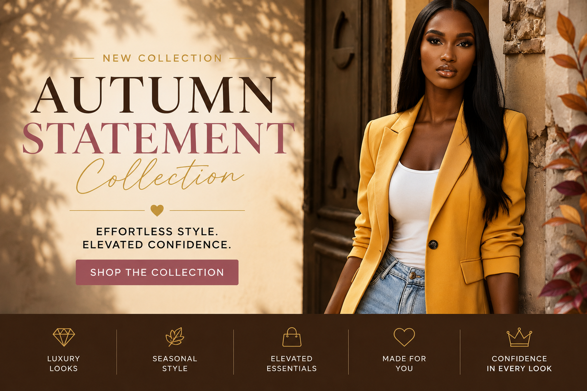 Autumn Statement Collection - woman in a mustard yellow blazer and denim, Impulsive Fashion's fall 2026 collection