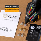 Moissanite Stud Earrings for Women & Men, D Color VVS1 Certified Moissanite, 925 Sterling Silver / 14K Gold Plated