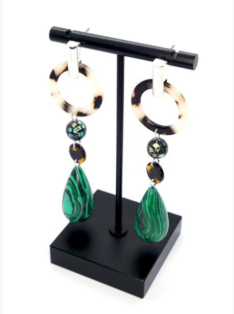 Green Drop Earrings - Impulsive Fashion