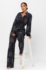 Hot Off The Press Jumpsuit - Black - Impulsive Fashion