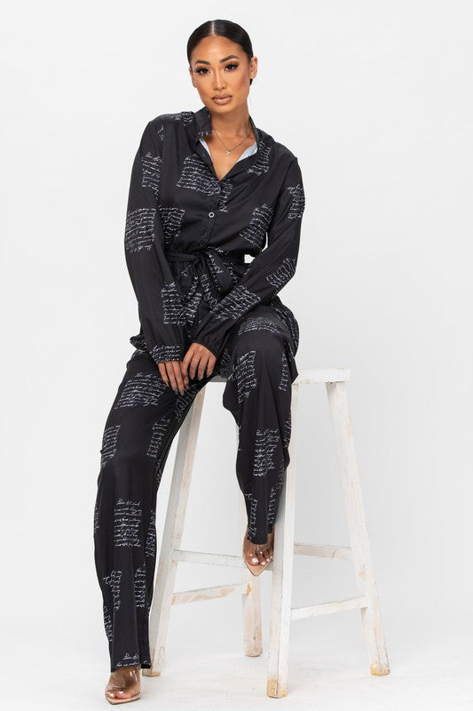 Hot Off The Press Jumpsuit - Black - Impulsive Fashion